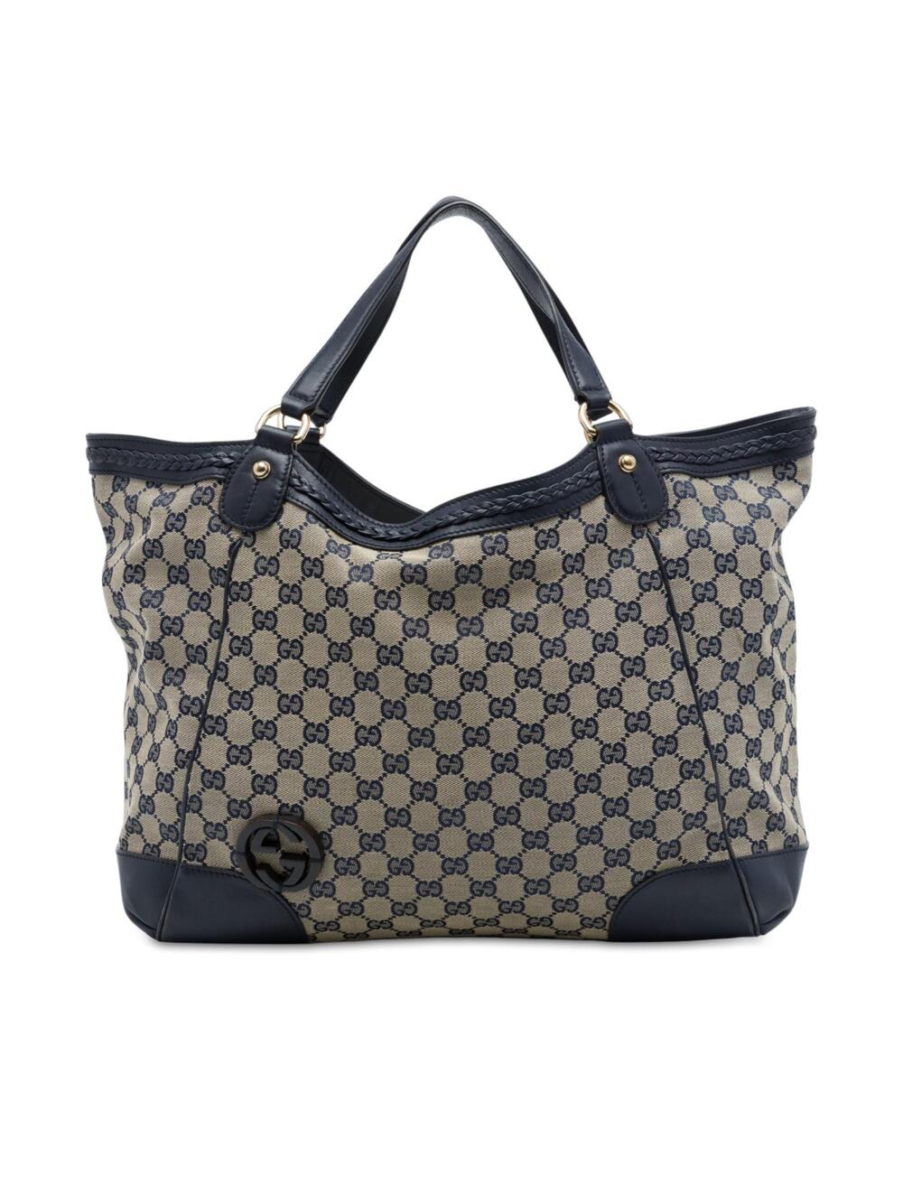 Gucci Medium Gg Canvas Brick Lane Tote #362556G50B